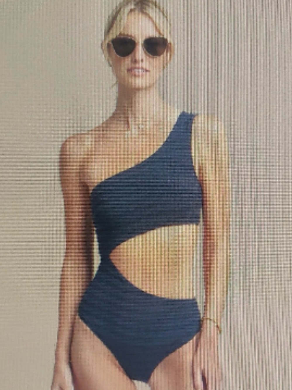 Southern Tide• One Shoulder One-Piece Swimsuit Size Med NWT
